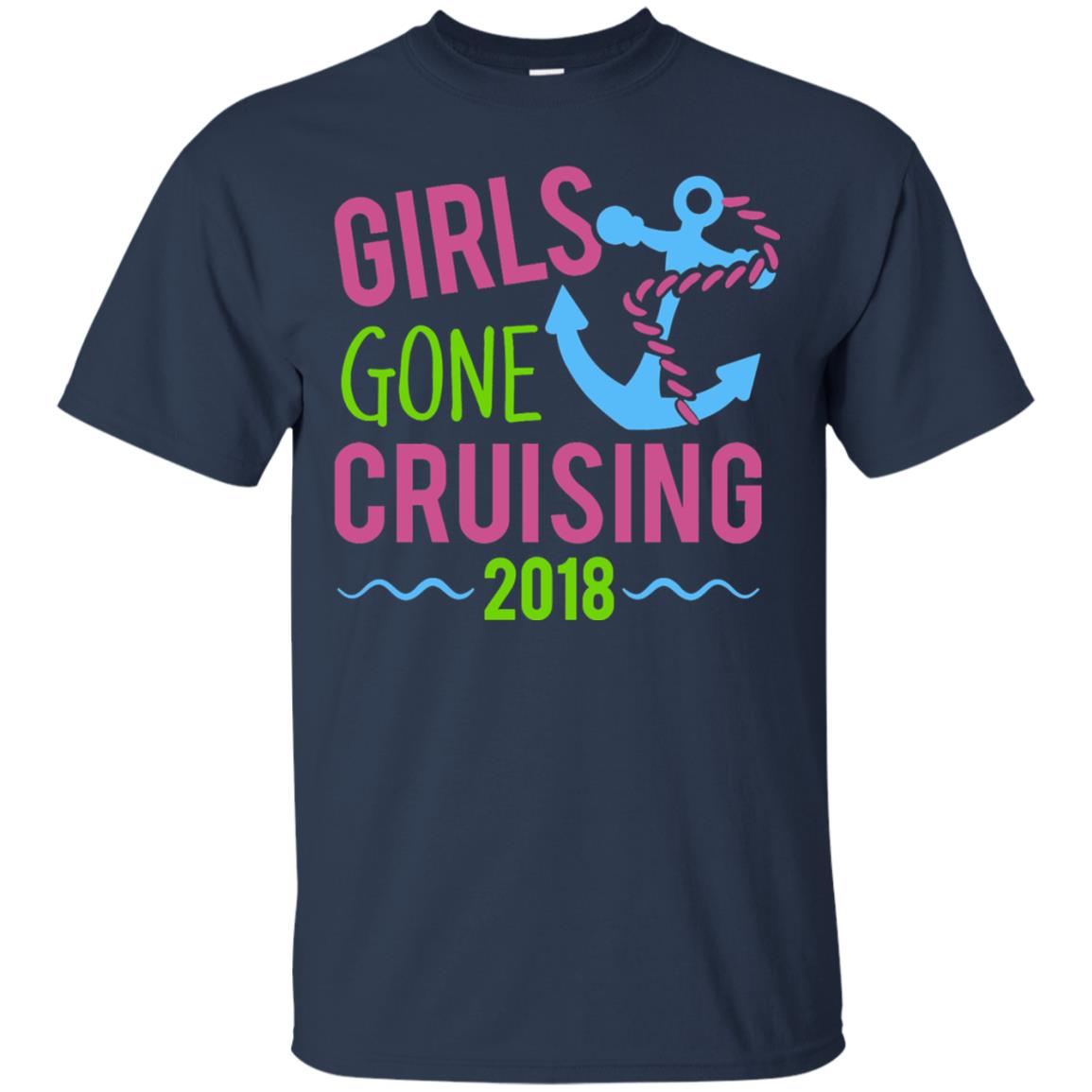 Girls Gone Cruising Girls Trip Cruise T-shirt Navy