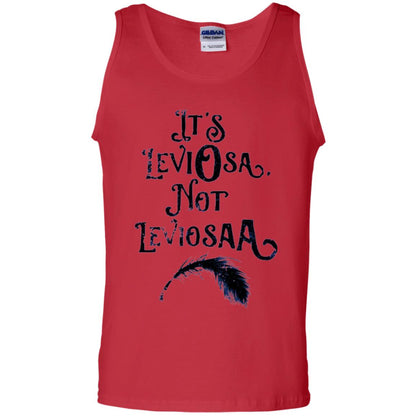 Feather Dirty Black T-shirt It_s Leviosa Not Leviosaa Red