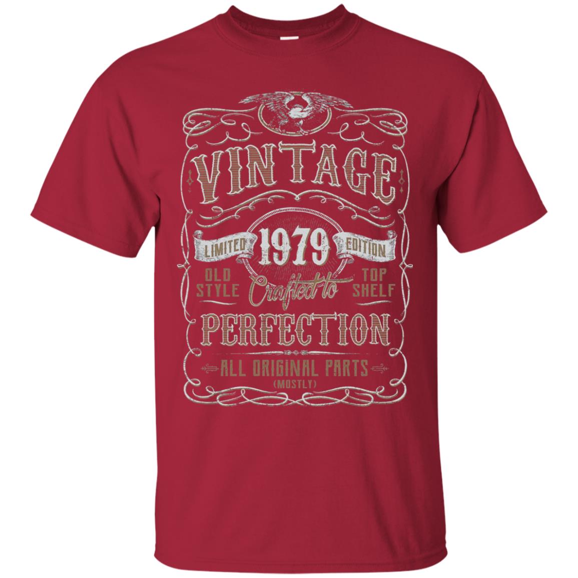 Vintage 1979 Birthday Gift Idea T-shirt Cardinal