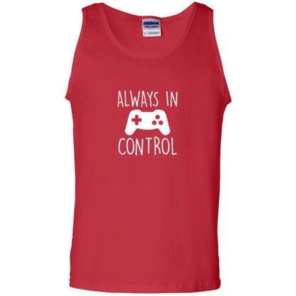 Gamer T-shirt Always In Control Video Game Red
