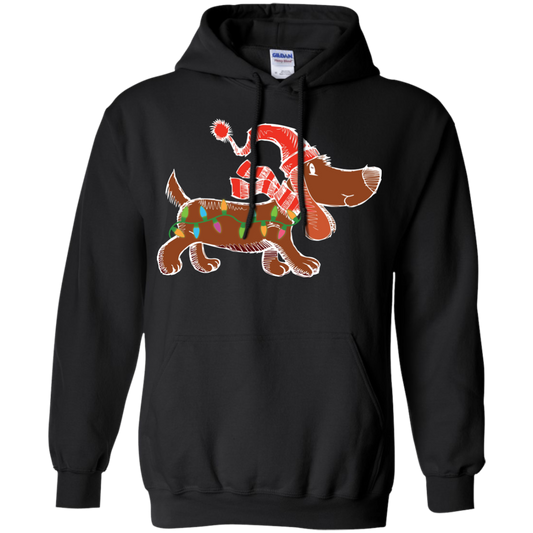 Dog Lover T-Shirt Christmas Lights Labrador Retriever Dog Lover Black