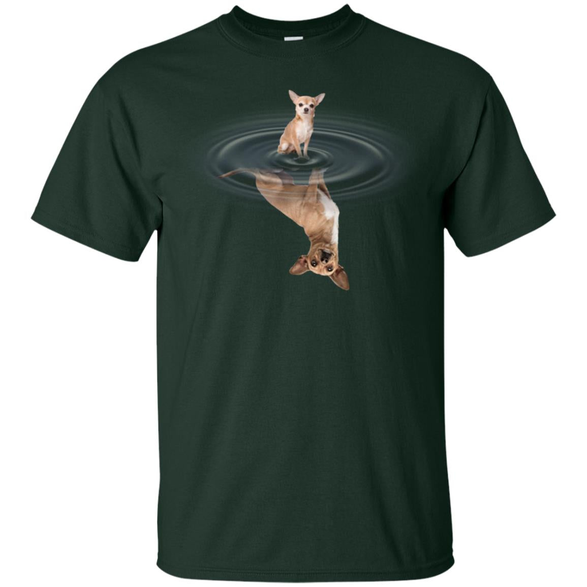 Little Chihuahua And Big Shadow Shirt Forest