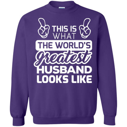 World_s Greatest Husband Best Husband Ever Looks Like T-shirt Purple