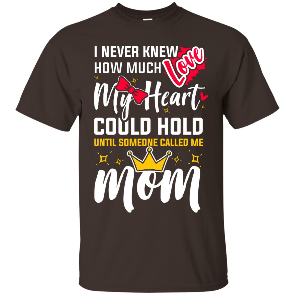Untill Someone Called Me Mom Mommy Shirt Dark Chocolate