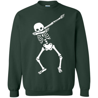 Dabbing Skeleton T Shirt Forest Green