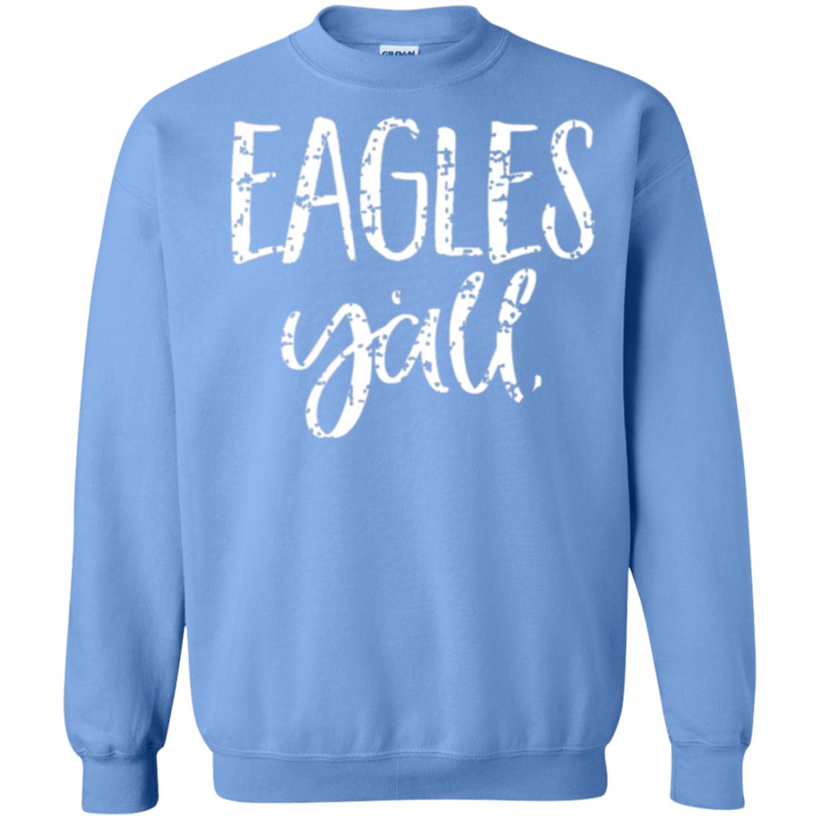 Eagles Y_all Flying Eagles T-shirt Carolina Blue