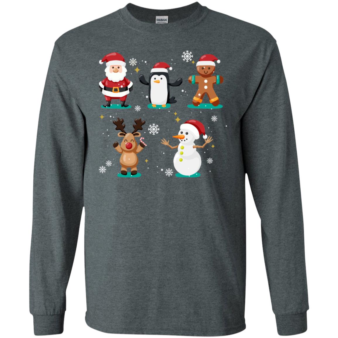Christmas Character Ideas Gift Shirt Dark Heather