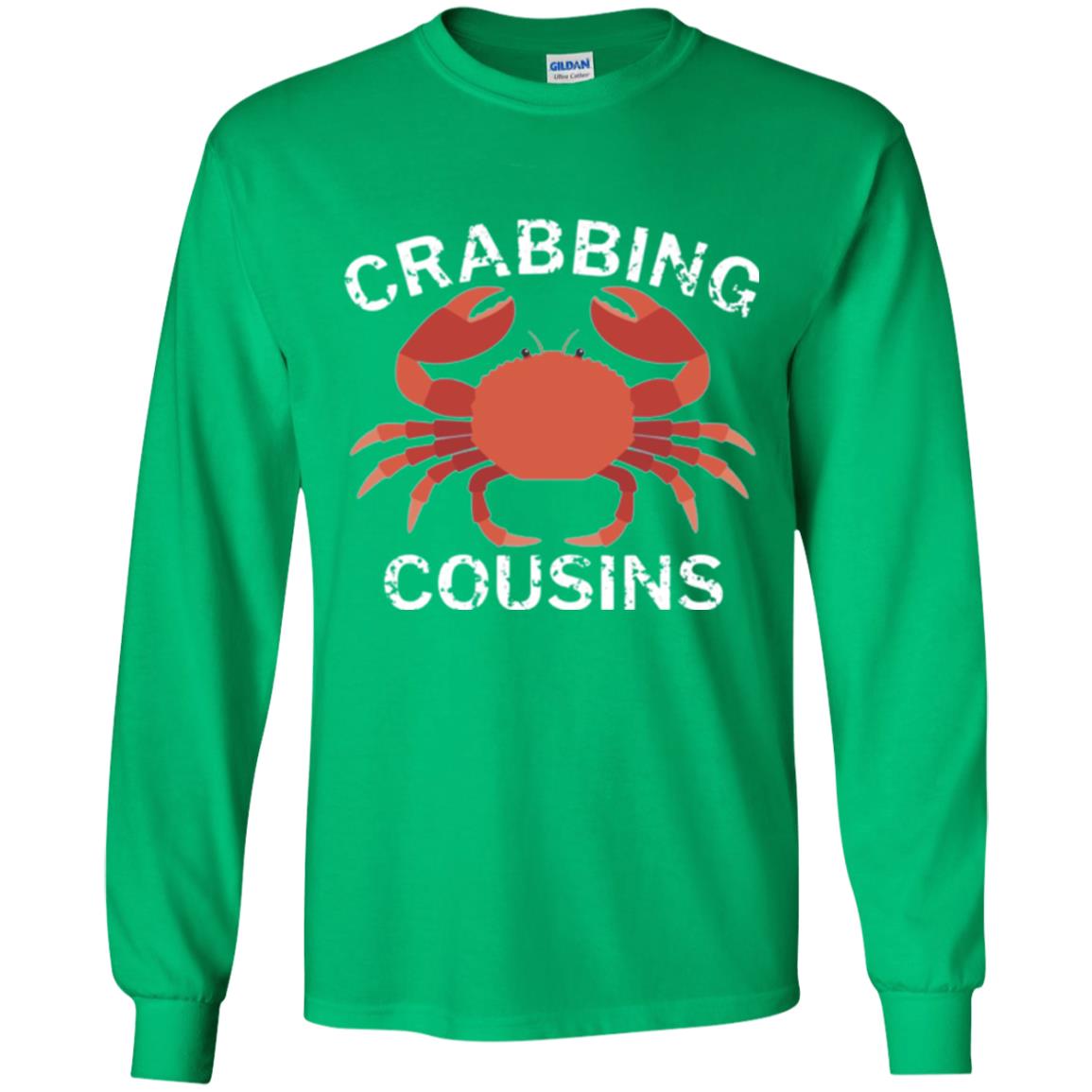 Fishing Lovers T-shirt Crabbing Cousins Irish Green
