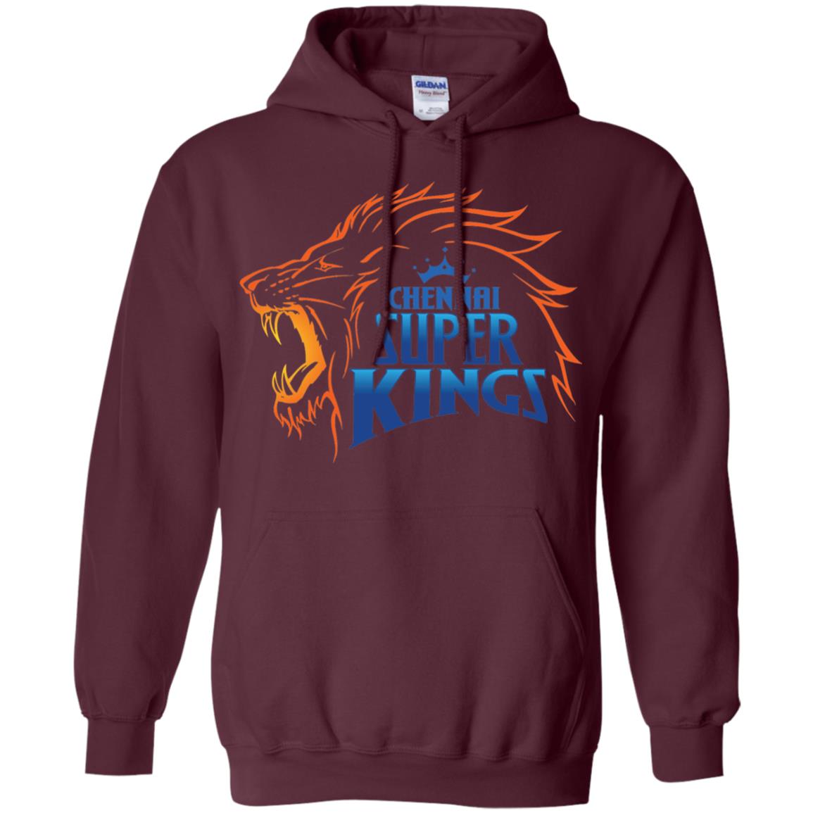 Chennai Super Kings Cricket Fans 2018 T-shirt Maroon