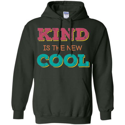 Anti Bullying T-shirt Kind Is The New Cool Forest Green