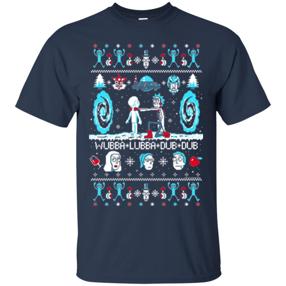 Film T-shirt Build A Snowmorty T-shirt Navy