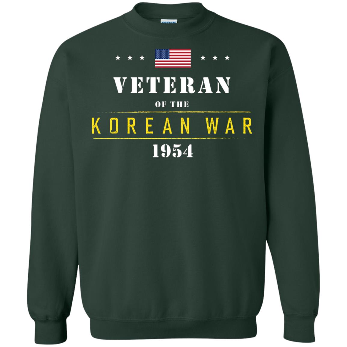 Veteran Of The Korean War 1954 T-shirt Forest Green