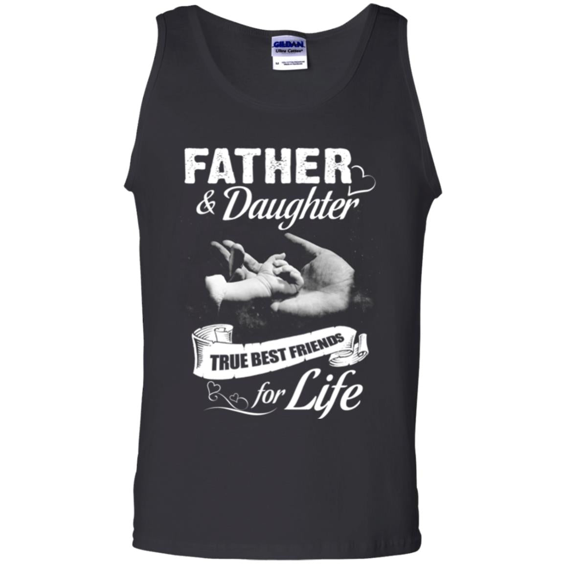 Father And Daughter True Best Friends For Life Family Shirt Black
