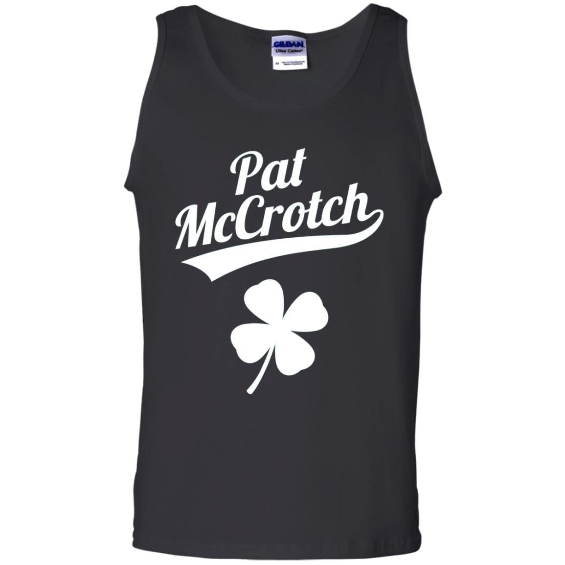 Funny Pat Mccrotch St. Patricks Shamrock T-shirt Black