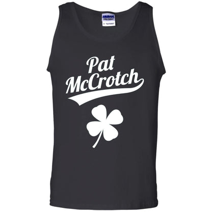 Funny Pat Mccrotch St. Patricks Shamrock T-shirt Black
