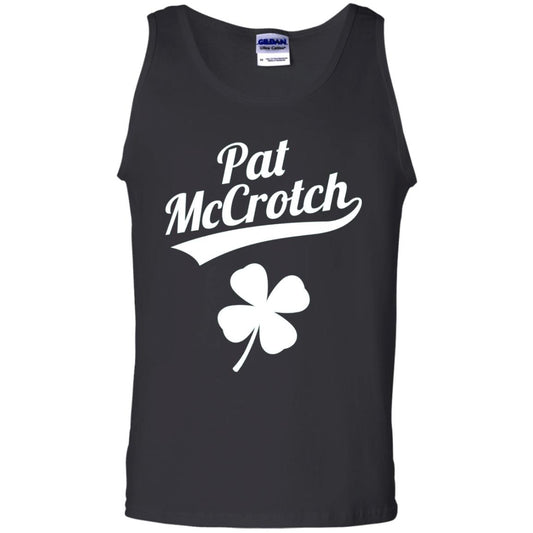 Funny Pat Mccrotch St. Patricks Shamrock T-shirt Black