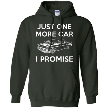 Car Lover T-shirt Just One More Car Forest Green