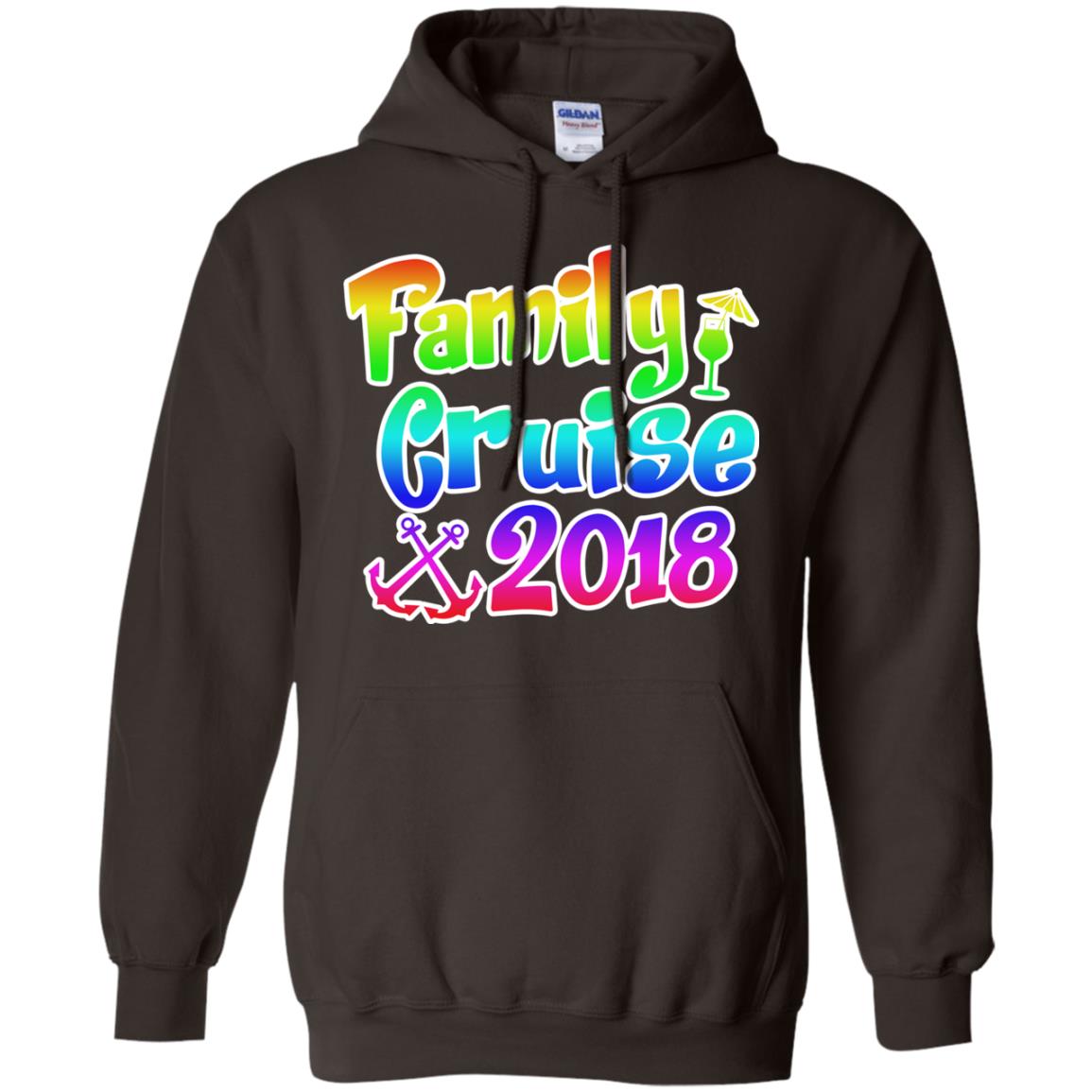 Family T-shirt Cruise 2018 Dark Chocolate