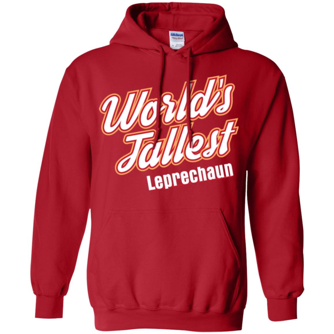 St. Patrick's Day T-shirt World's Tallest Leprechaun Red