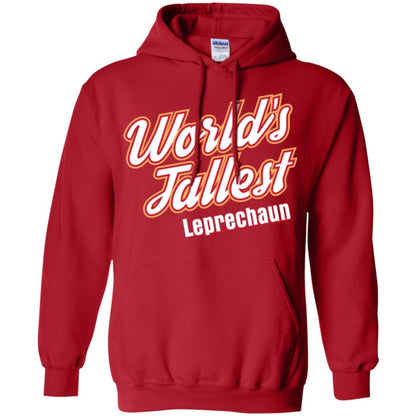 St. Patrick's Day T-shirt World's Tallest Leprechaun Red
