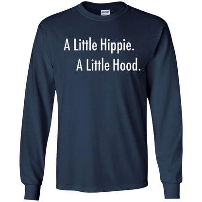 A Little Hippie A Little Hood Shirt Navy