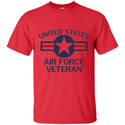 United States Air Force Veteran T-shirt Red