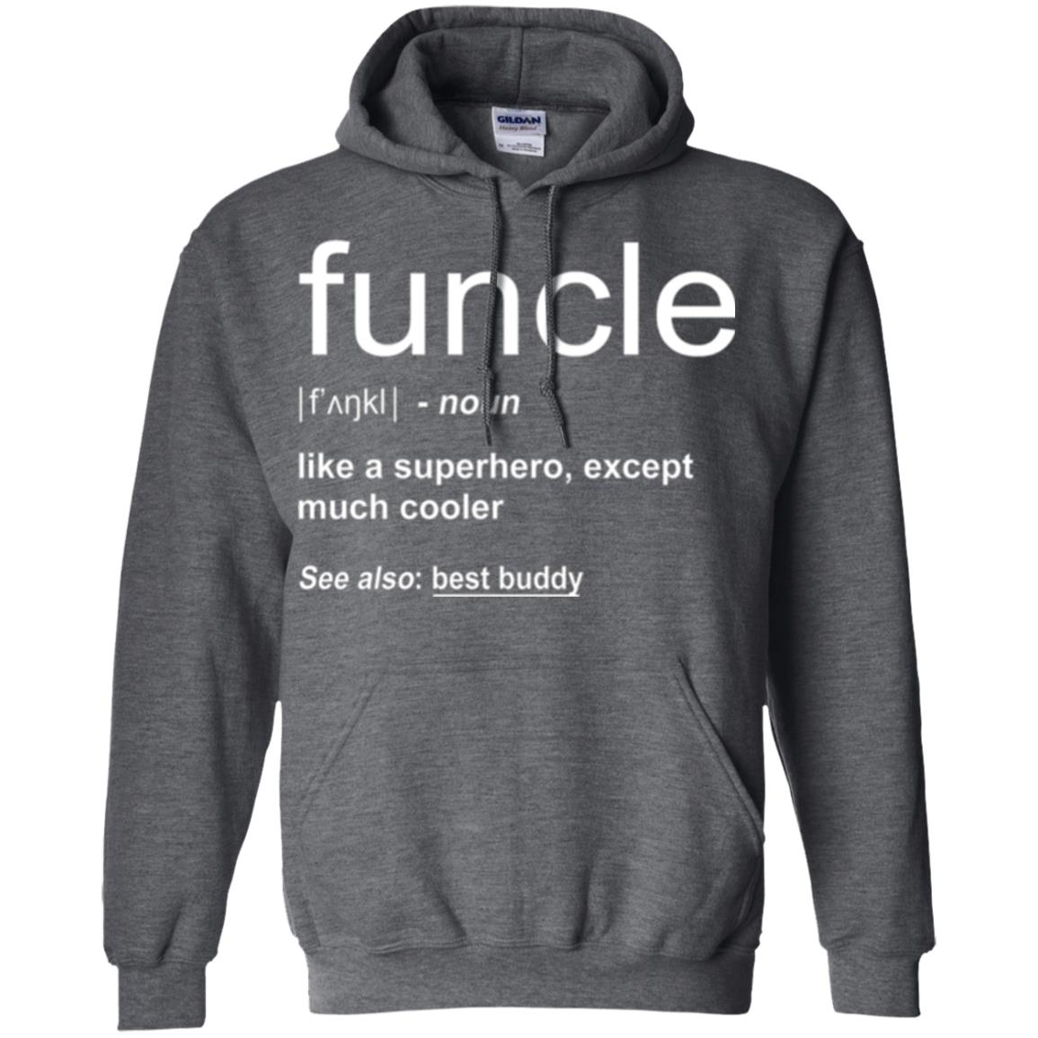 Funny Uncle T-shirt Funcle Dark Heather