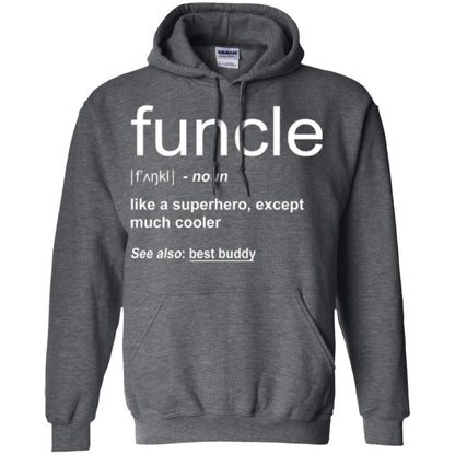 Funny Uncle T-shirt Funcle Dark Heather