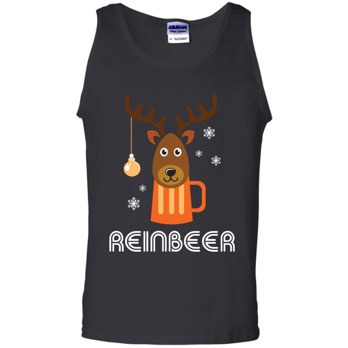 Christmas T-shirt Reinbeer Black