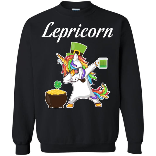 Lepricorn Saint Patrick's Day T-shirt Black