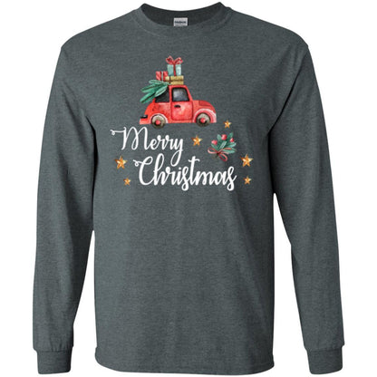 Car Lover T-shirt Merry Christmas T-shirt Dark Heather