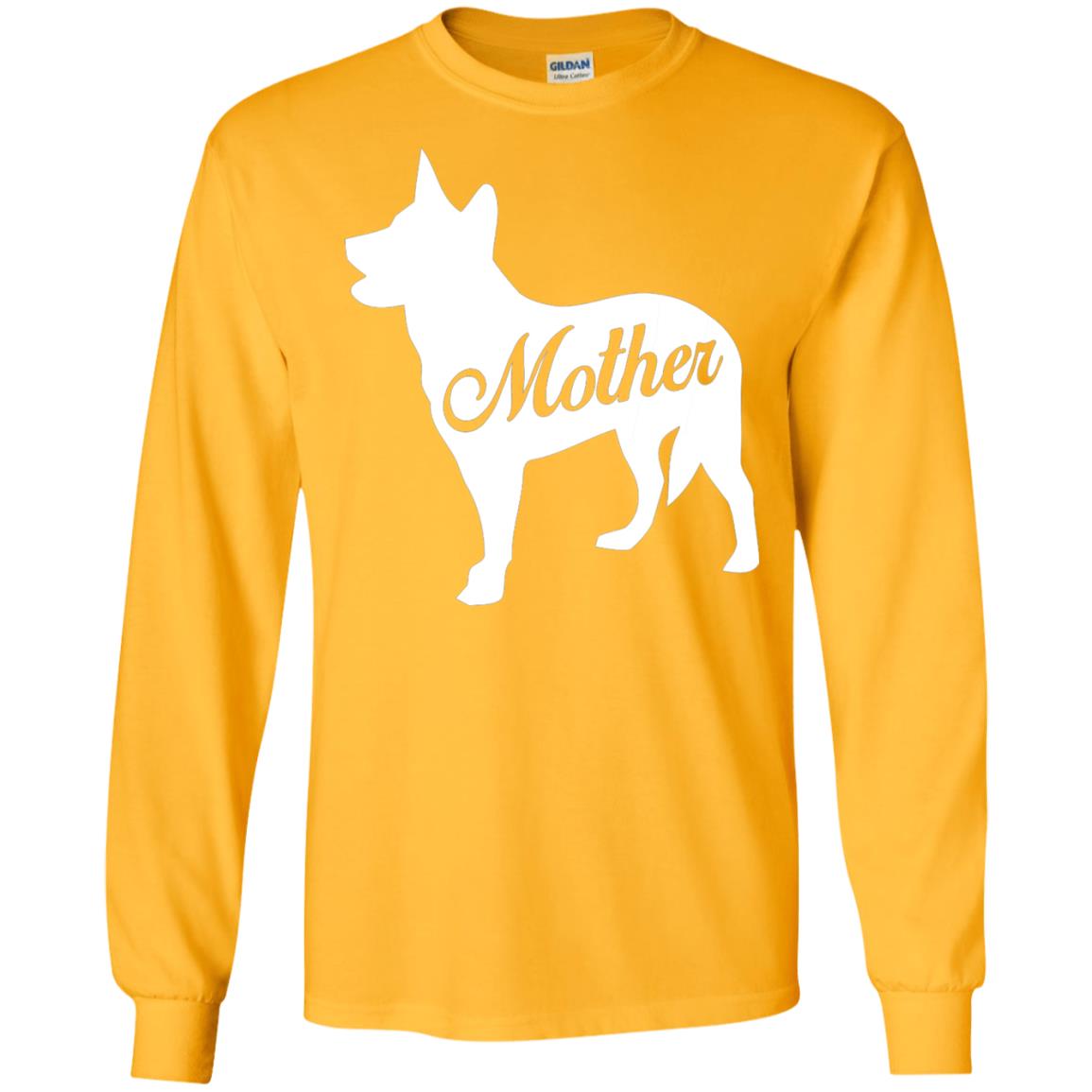 American Cattle Dog Mom T-shirt Gold