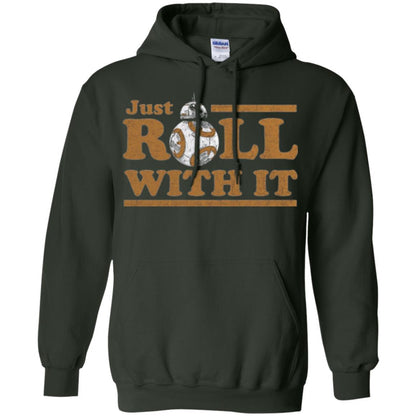 Movie T-Shirt Just Roll With You Forest Green