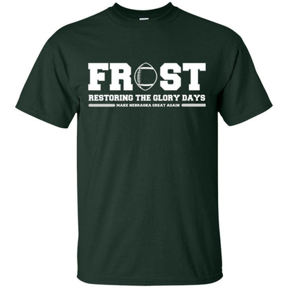 Football T-shirt Scott Frost 2018 Make Nebraska Forest Green