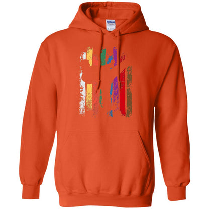 Karate Belt Colors Silhouette T-shirt Orange