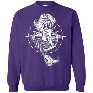 Mermaid Lover T-shirt Skull Mermaid