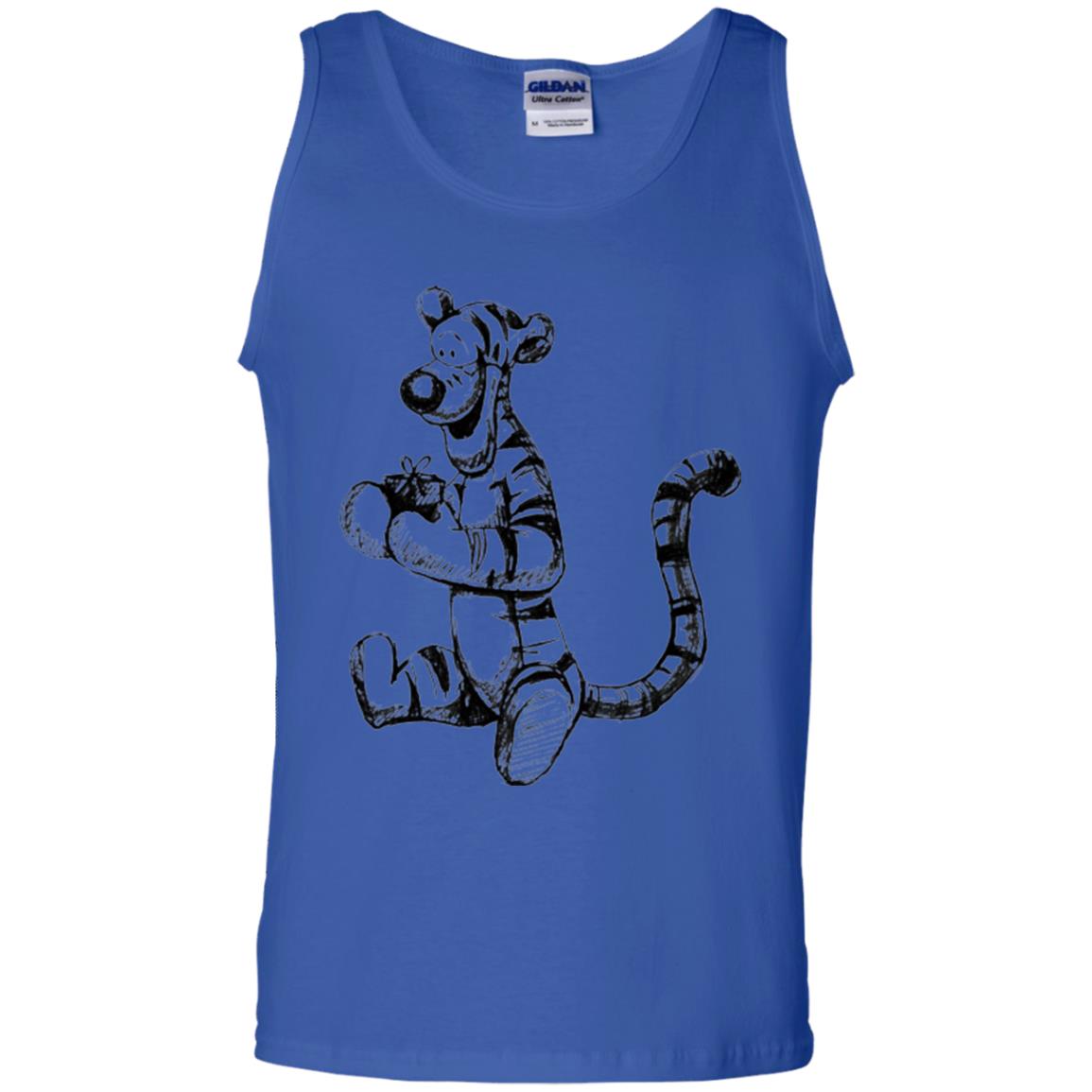 Movie T-shirt Tigger Sketch Royal