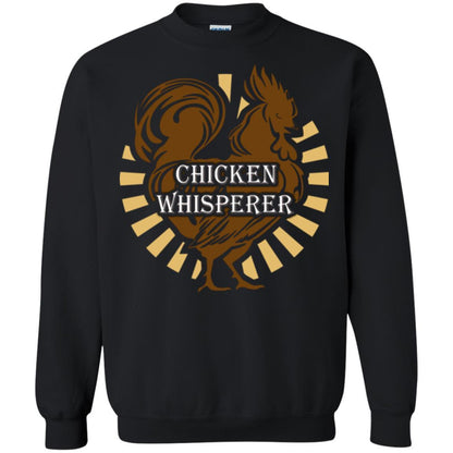 Farmer T-shirt Chicken Whisperer Black