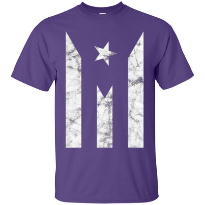 Boricua T-shirt Puerto Rico Black Flag T-shirt Purple