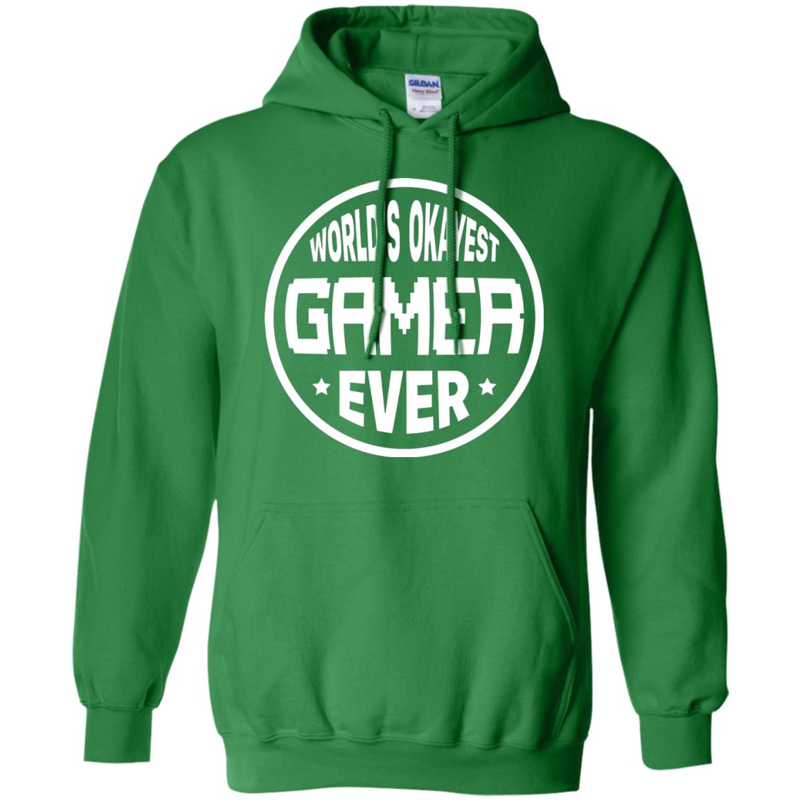 World’s Okayest Gamer Ever Best T-shirt For Gaming Lover Irish Green
