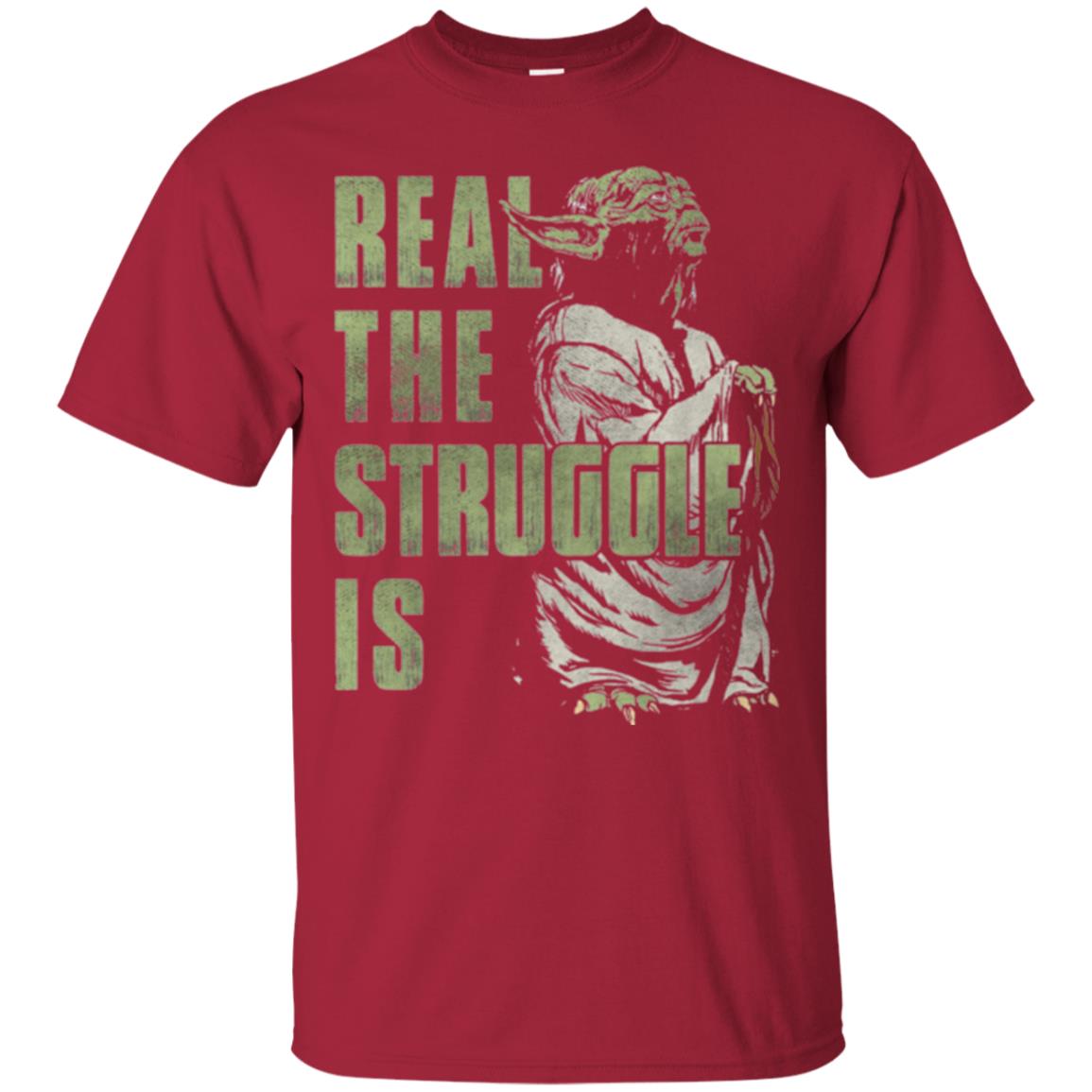 Real The Struggle Is T-shirt Cardinal