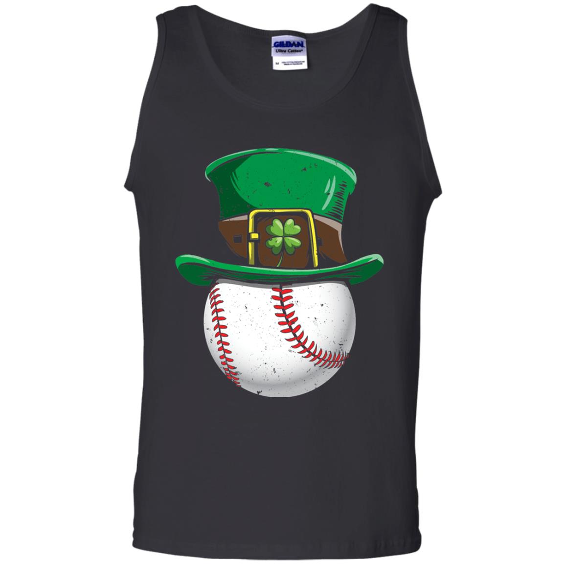 Leprechaun St. Patrick_s Day Baseball Ball T-shirt Black