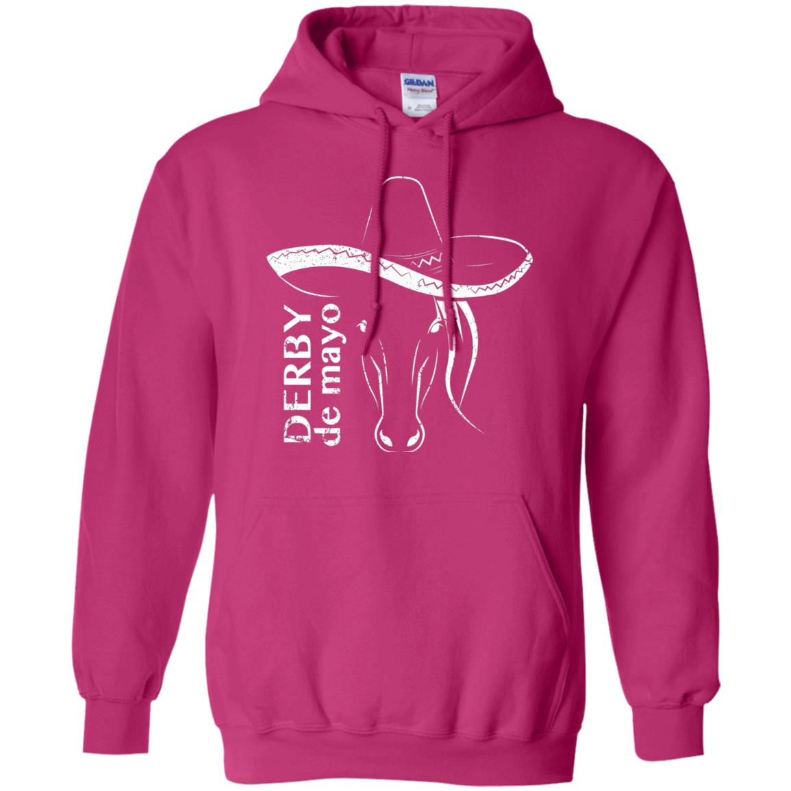 Derby De Mayo Sombrero Horse Race Shirt Heliconia