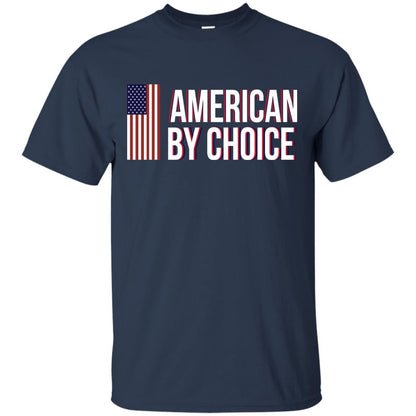 Flag Of American By Choice T-shirt Navy