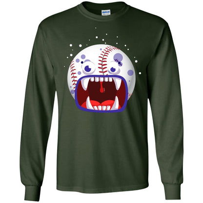Baseball Halloween Shirt Forest Green