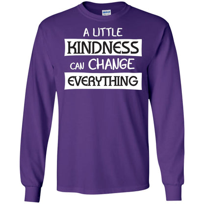 A Little Kindness Can Chance Everything Shirt Purple