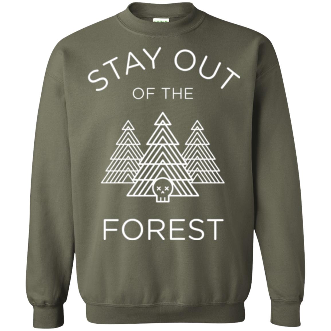 Murderino T-shirt -stay Out Of The Forest Military Green
