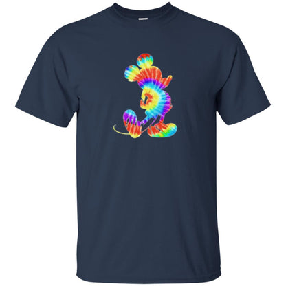 Cartoon T-shirt Tie-dye Mickey Mouse T-shirt Navy