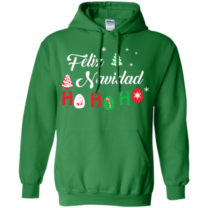 Chirstmas T-Shirt Feliz Navidad Ho Ho Ho Irish Green