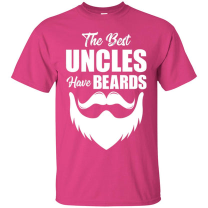 The Best Uncles Have Beards T-shirt Funny Uncle Heliconia